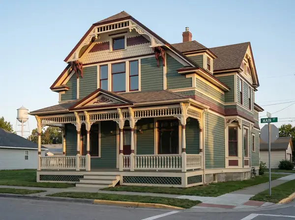 Victorian trim after painting